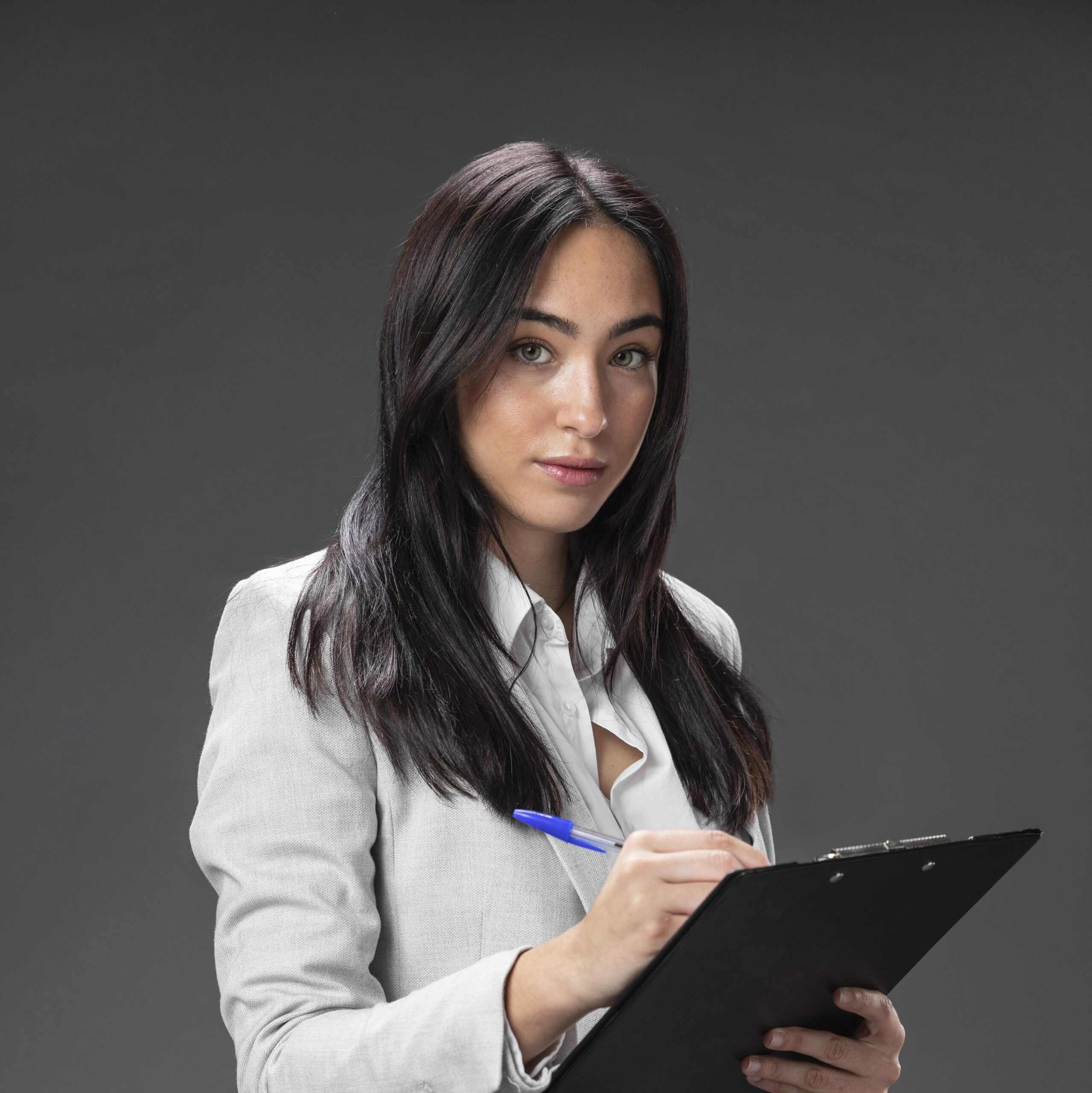 portrait-female-lawyer-formal-suit-with-clipboard