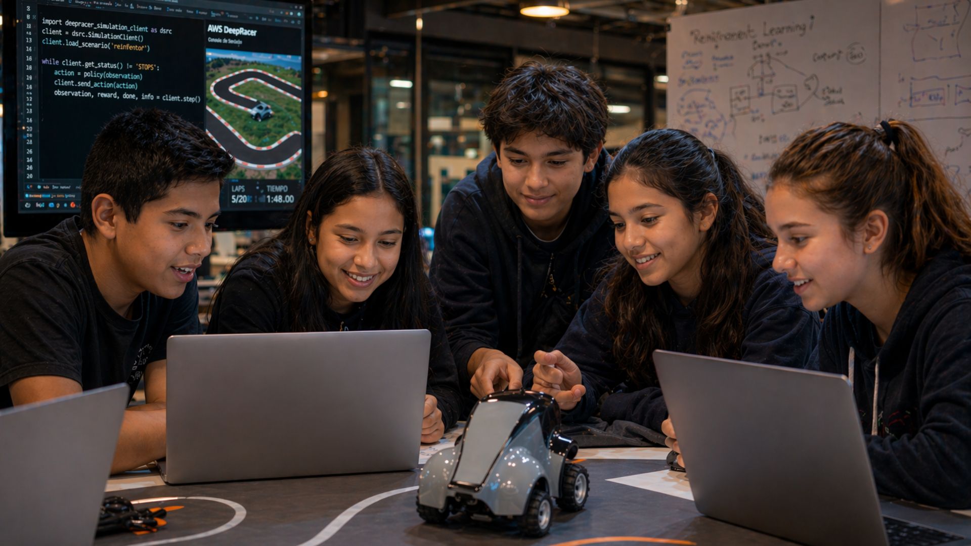 Taller de Creación de un Auto Controlado por IA en AWS